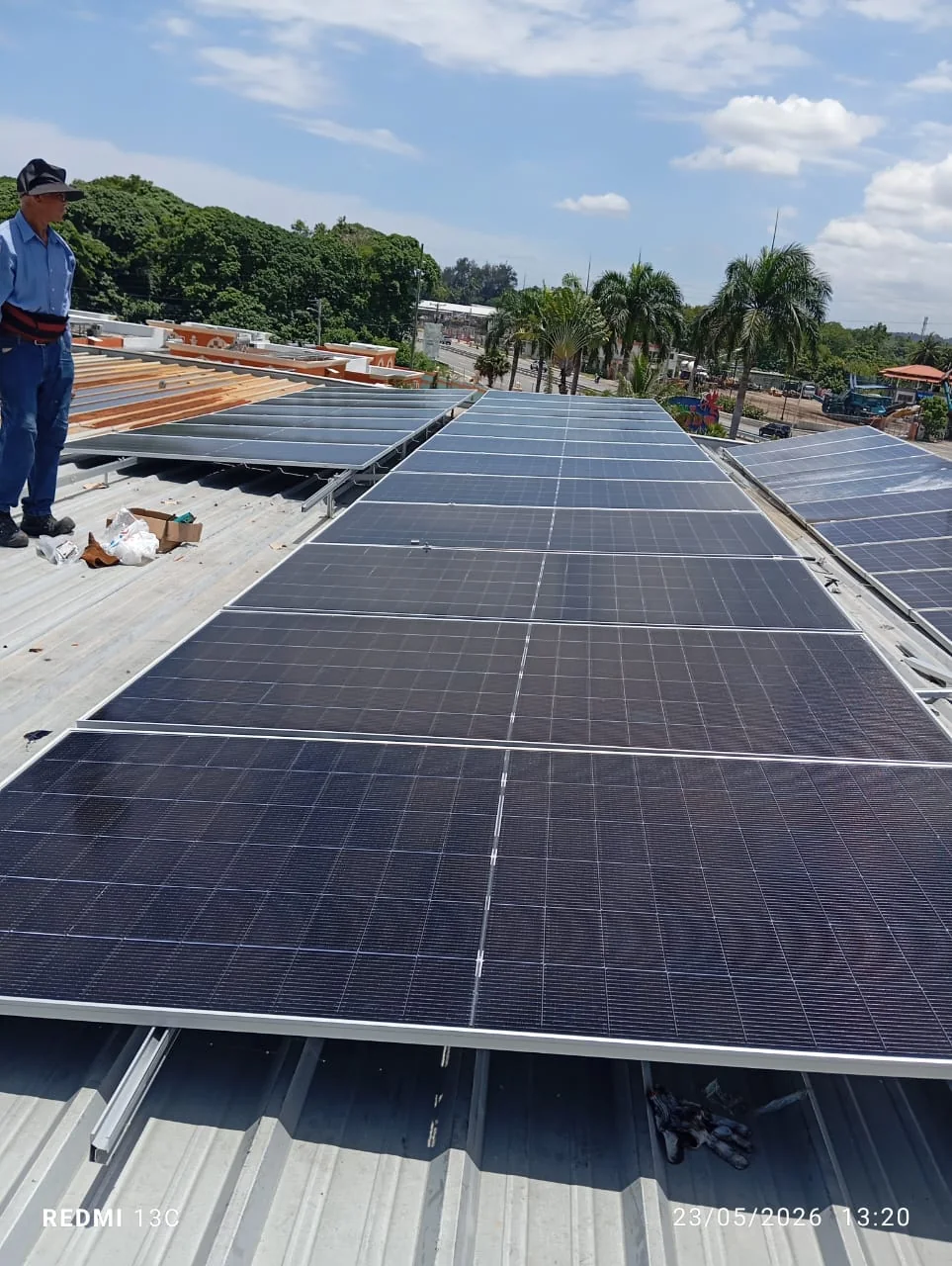 Supervisión de una instalación de paneles solares